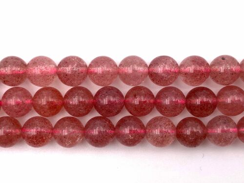 Rang quartz fraise 6 mm