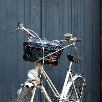 petite sacoche de vélo pour guidon - sacoche avant - sacoche de guidon étanche en bâche - Retro Palma 4