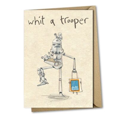 whit a trooper - card (escocés)