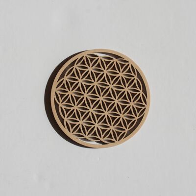 Fiore della Vita 10 cm in Legno – Armonizzazione ed Energia Positiva