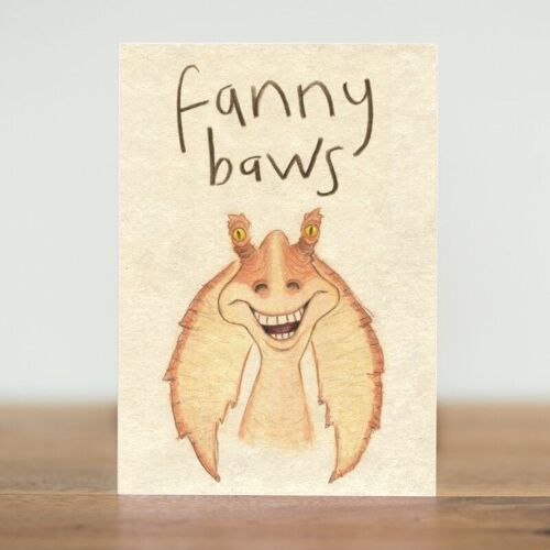 fanny baws - card (Scottish)