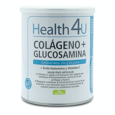 Poudre de collagène + glucosamine H4U 200 g