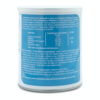 Poudre de collagène + glucosamine H4U 200 g 2