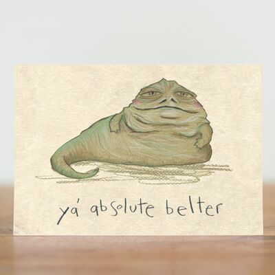 ya absoluto belter - tarjeta