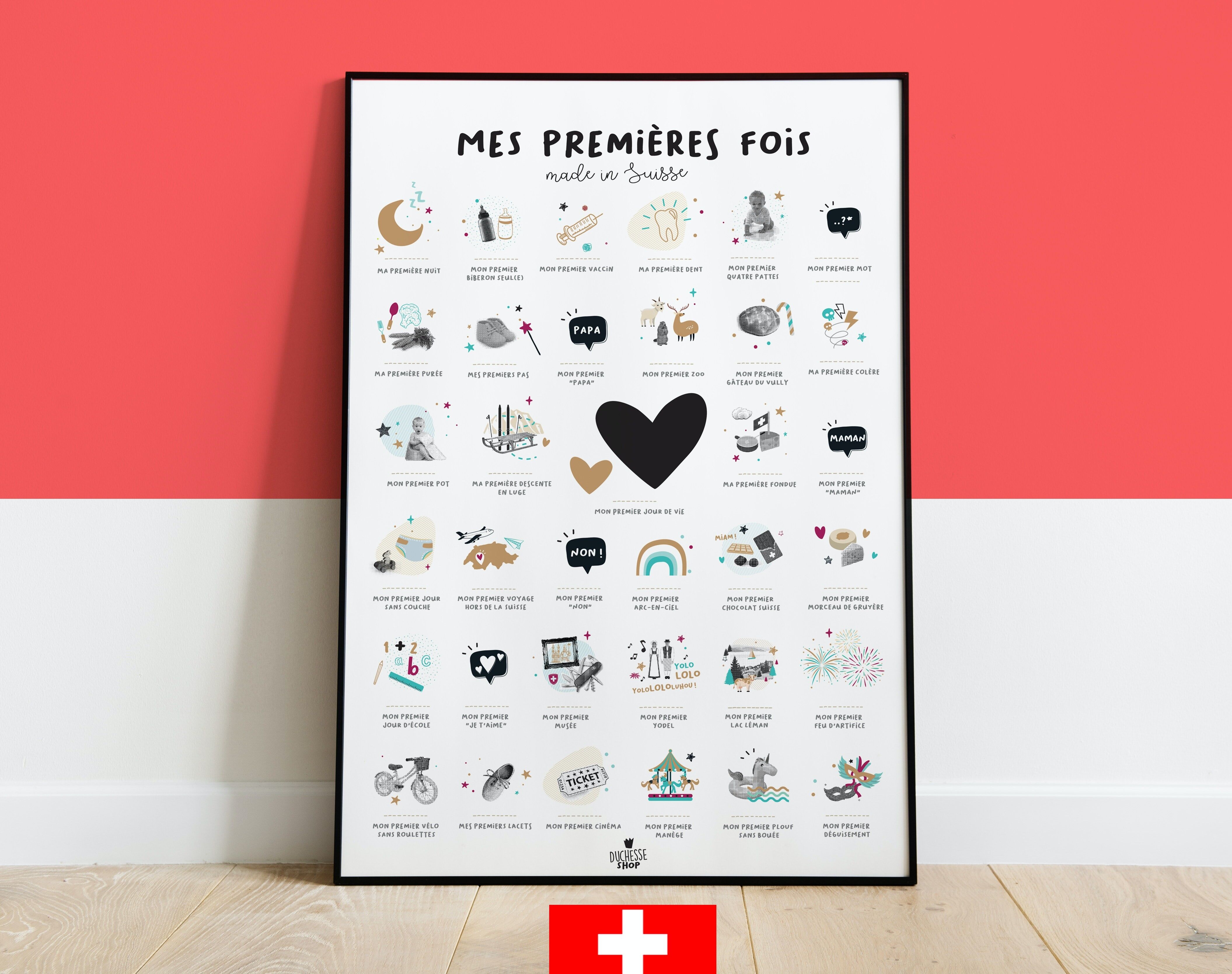 Poster I MIEI PRIMI VOLTI da timbrare in SVIZZERA