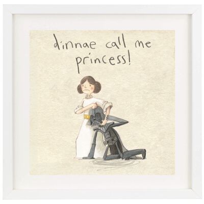 dinnae call me princess - impresión (escocés)