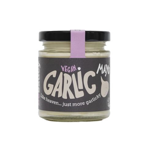 Vegan Mayonnaise, Garlic flavour, 180g jar