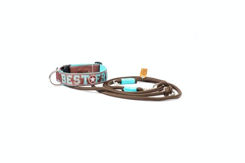 HUNDEHALSBAND BEST FRIEND CHOCO TÜRKIS