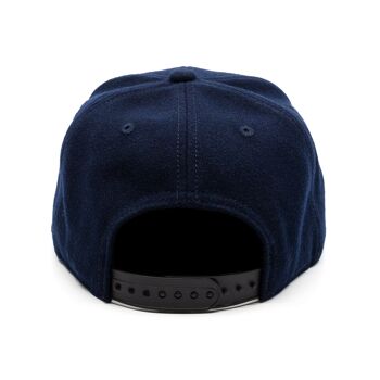 Casquette bavaroise Servus snapback feutre bleu foncé 4