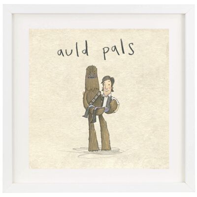 auld pals - print (Scottish)