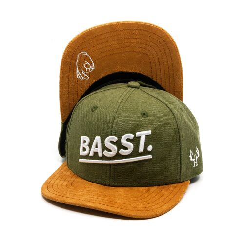 Bayerische Basst Snapback Cap Canvas Khaki