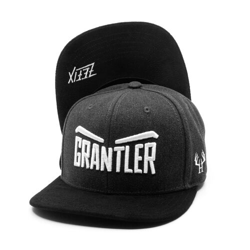 Bayerische Grantler Snapback Cap Canvas Schwarz