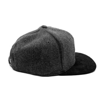 Bavarian Hipster Hias Casquette Snapback Feutre Noir 5