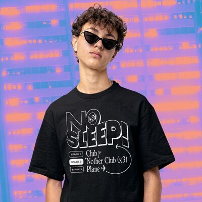 Camiseta NO SLEEP - Camiseta unisex en blanco y negro, Memes gay, Ropa de orgullo Lgbtq, Otro club, Moda alternativa