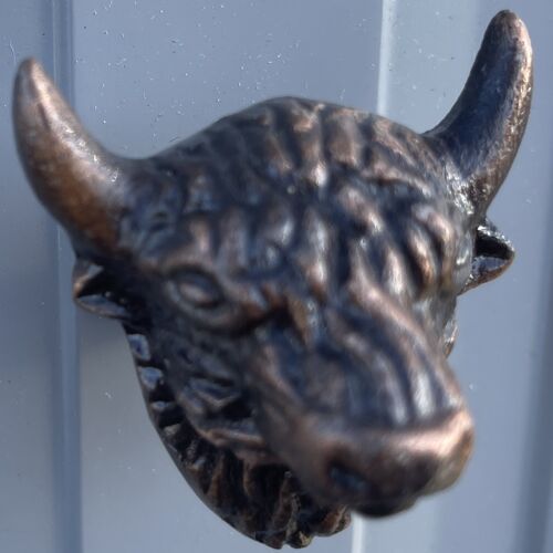 Highland Cow Drawer/Cabinet Knobs (Antique Copper) 10 pack