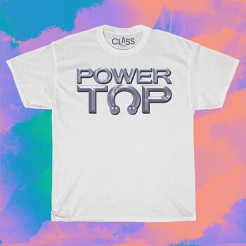 T-shirt POWER TOP - Hunk Tee, T-shirt Gay Pride, Dom Sub, TShirt Lgbtq, Queer Clothing, Gay Top, Bdsm Fetish, Sexy Clothing Man, Cadeaux coquins 4