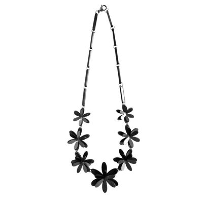 7 Gänseblümchen Einfache Halskette aus Plexiglas
