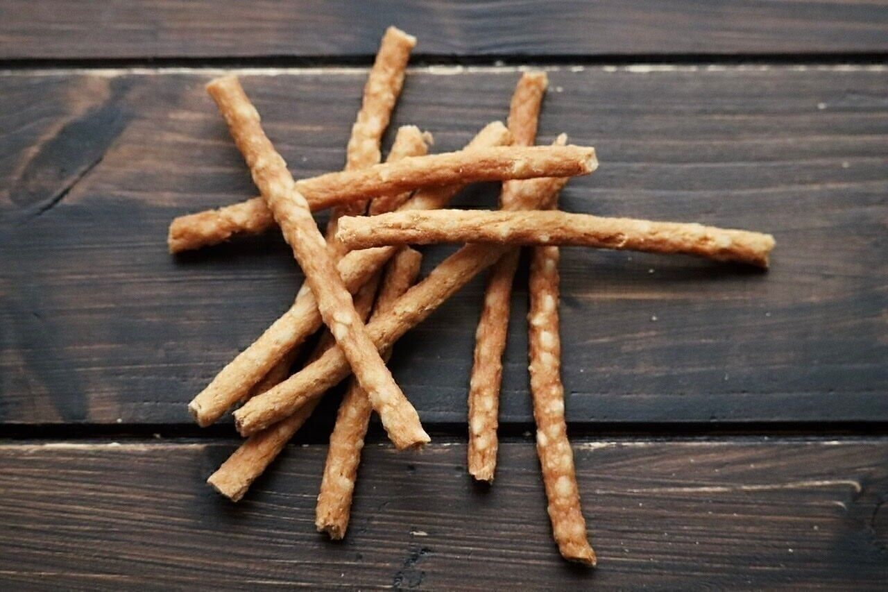 Stickies au poulet et au riz – 200g pour chiens