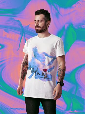 PRENEZ-MOI, SATAN ! T-Shirt - Graphic Gay Top, Kinky Valentines Tee, Lgbtq Fetish Gear, Bdsm Pride, Art History Gifts, Queer Clothing, Homoerotica 6