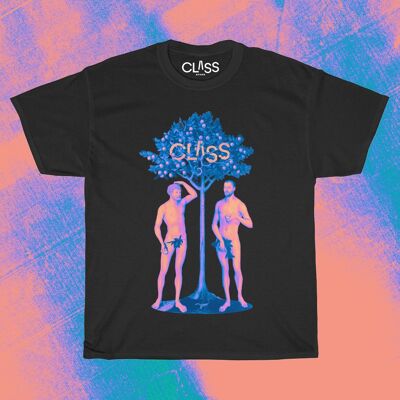 Camiseta TEMPTATION - Camiseta gráfica Adam & Steve, ropa del orgullo gay, arte queer, ropa estética, camiseta de historia del arte, Adam y Steve, gráfico LGBTQ, regalo para pareja gay.