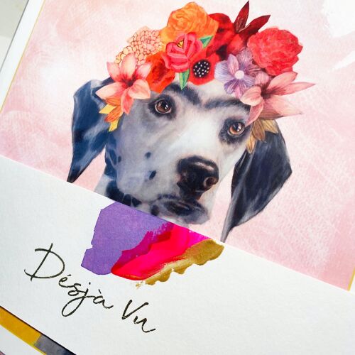 Dogs in Style - XL Cards, set with 5 cards. 0054
