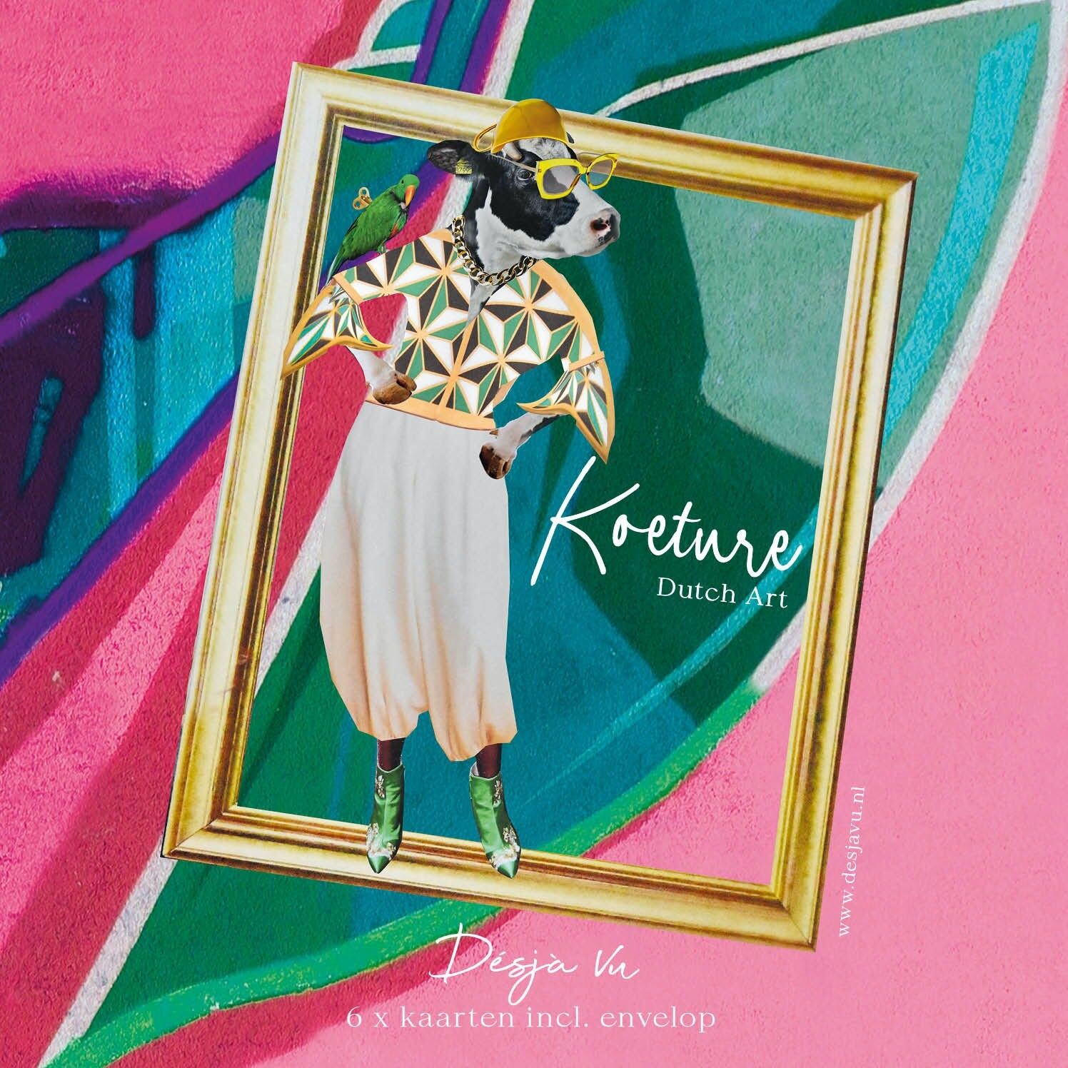 Koeture - Tarjetas de arte, juego de 6 tarjetas 0053