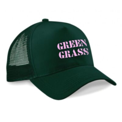 Grafische Trucker-Kappe #unisex GREEN GRASS #boomlapop