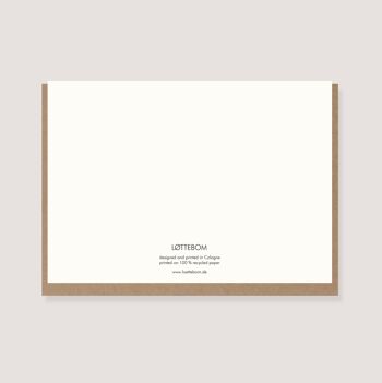 Carte pliée avec enveloppe - "Paper Airplane" 2