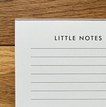 Bloc-notes - "Petites notes" 1