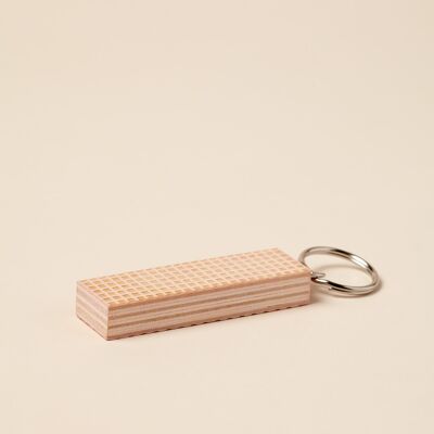 Keyring Pink Wafer