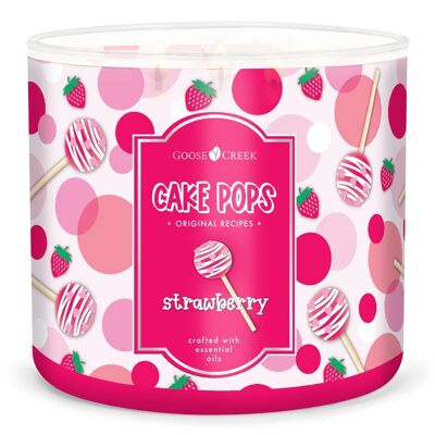 Strawberry Cake Pop Goose Creek Candle® Colección Cake Pops de 411 gramos