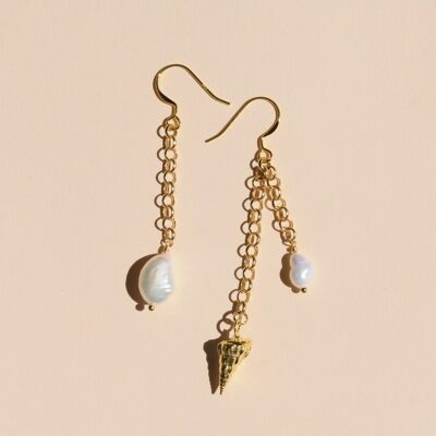 Pendientes caracola NISIA