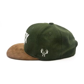 Casquette Bavarian Zefix Snapback Feutre Vert Foncé 3