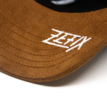 Casquette Bavarian Zefix Snapback Twill Noir Incurvé 7