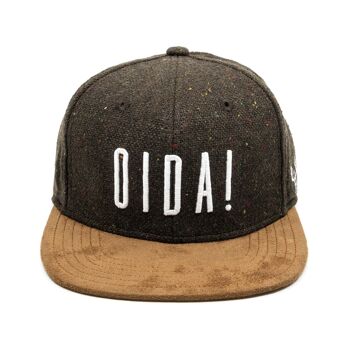 Casquette Bavarian Oida Snapback Toile Marron 2