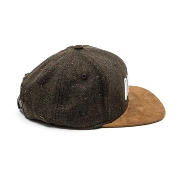 Casquette Bavarian Oida Snapback Toile Marron 5