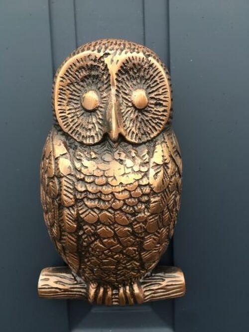 Owl Door Knocker (Antique Copper)