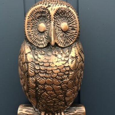 Hibou Heurtoir (Cuivre Antique)