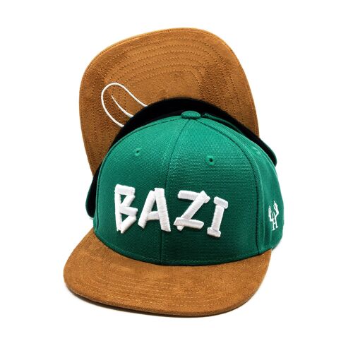 Bayerische Bazi Kinder Snapback Cap Canvas Grün