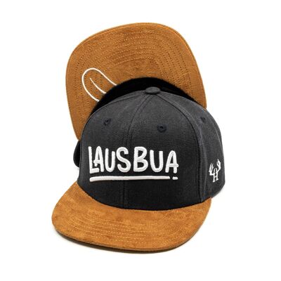 Gorra Snapback Niño Bavarian Lausbua Lona Gris Oscuro