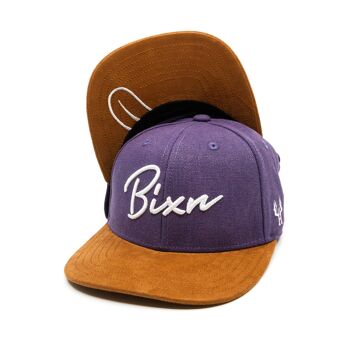 Casquette Bavarian Bixn Kids Snapback Canvas Violet 1