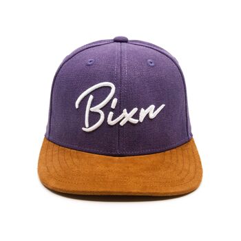 Casquette Bavarian Bixn Kids Snapback Canvas Violet 2