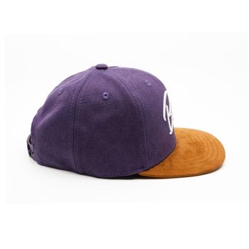 Casquette Bavarian Bixn Kids Snapback Canvas Violet 5