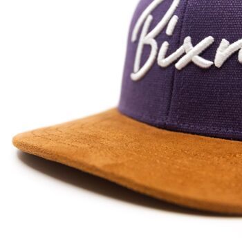 Casquette Bavarian Bixn Kids Snapback Canvas Violet 8