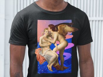 T-shirt coloré TRANSFORMATION - FTM Angel, chemise colorée Trans Pride, Graphic Queer Clothing, LGBTQ Fashion, Art History Gifts 3