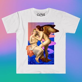 T-shirt coloré TRANSFORMATION - FTM Angel, chemise colorée Trans Pride, Graphic Queer Clothing, LGBTQ Fashion, Art History Gifts 5