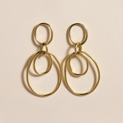 Boucles d'oreilles longues ABSTRA