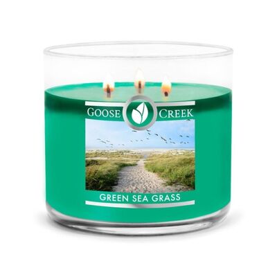 Green Seagrass Goose Creek Candle® 411 grammi Collezione 3 stoppini