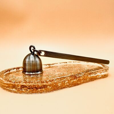 Brass candle snuffer