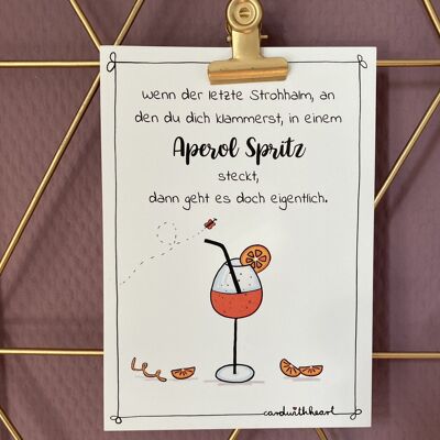 Greeting card Aperol